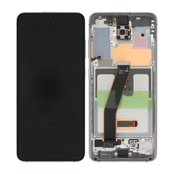 Samsung Samsung Galaxy S20 5G (SM-G980F) Skjerm med LCD Display Original - Hvit