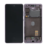 Samsung Samsung Galaxy S20 FE 5G Skjerm med LCD Display Original - Lavendel