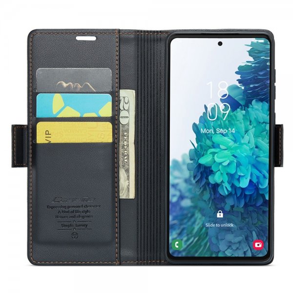 CaseMe Samsung Galaxy S20 FE Etui 023 Series Svart