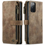 CaseMe Samsung Galaxy S20 FE Etui C30 Series Brun
