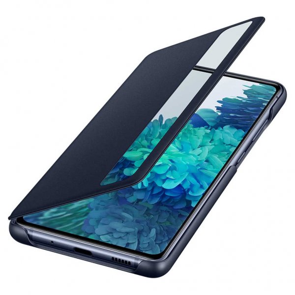Samsung Original Samsung Galaxy S20 FE Etui Clear View Cover Navy