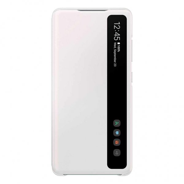 Samsung Original Samsung Galaxy S20 FE Etui Smart Clear View Cover Hvit