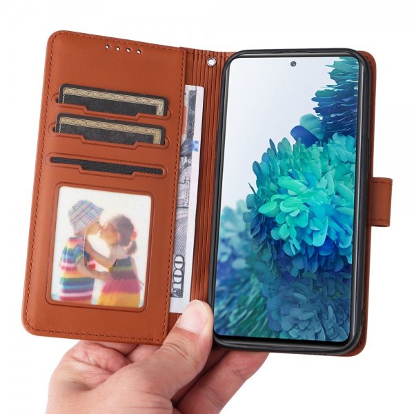 Betopnice Samsung Galaxy S20 FE Etui Avtagbart Deksel 005 Brun