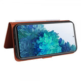 Betopnice Samsung Galaxy S20 FE Etui Avtagbart Deksel 005 Brun