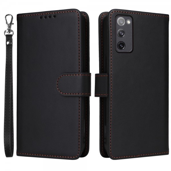 Betopnice Samsung Galaxy S20 FE Etui Avtagbart Deksel 005 Svart