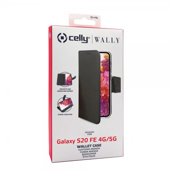 Celly Samsung Galaxy S20 FE Etui Wally Wallet Case Svart