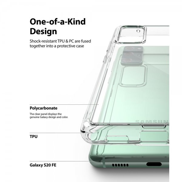 Ringke Samsung Galaxy S20 FE Deksel Fusion Clear