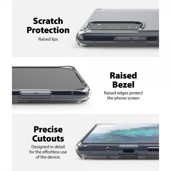 Ringke Samsung Galaxy S20 FE Deksel Fusion Matte Matte Clear