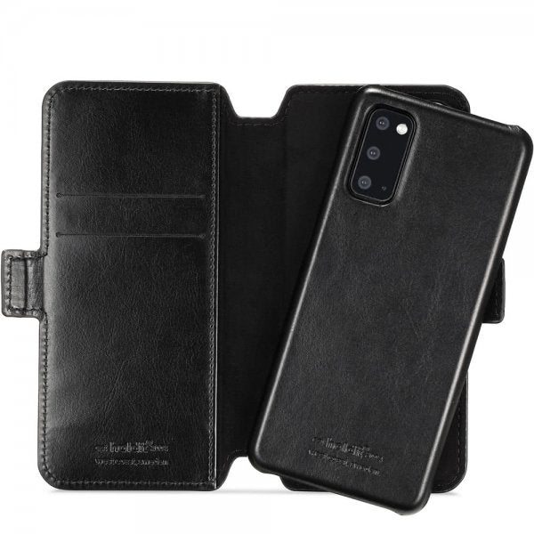 holdit Samsung Galaxy S20 Etui Berlin Löstagbart Deksel Svart