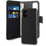 Puro Samsung Galaxy S20 Plus Etui Wallet Detachable 2 in 2 Svart