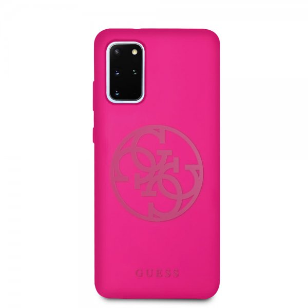 Guess Samsung Galaxy S20 Plus Deksel med Logo Magenta