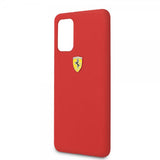 Ferrari Samsung Galaxy S20 Plus Deksel med Logo Rød