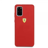 Ferrari Samsung Galaxy S20 Plus Deksel med Logo Rød