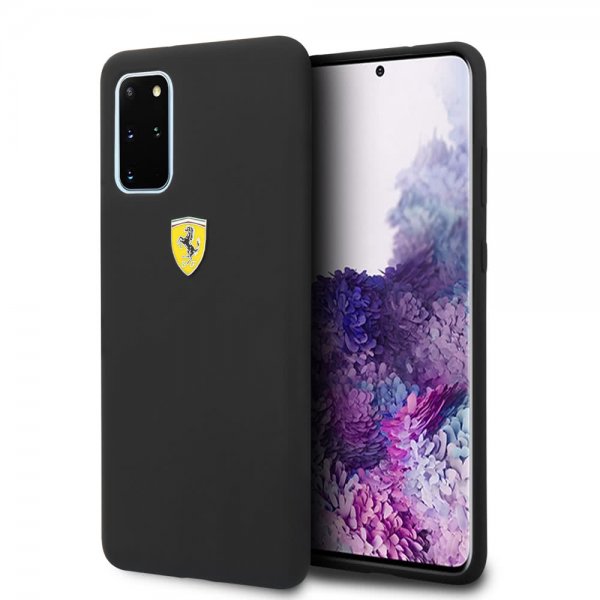Ferrari Samsung Galaxy S20 Plus Deksel med Logo Svart