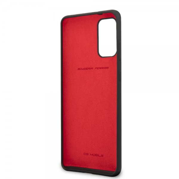 Ferrari Samsung Galaxy S20 Plus Deksel med Logo Svart