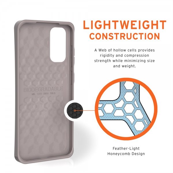 Urban Armor Gear (UAG) Samsung Galaxy S20 Plus Deksel Outback Biodegradable Cover Lilac