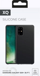 Xqisit Samsung Galaxy S20 Plus Deksel Silikoni Case Svart
