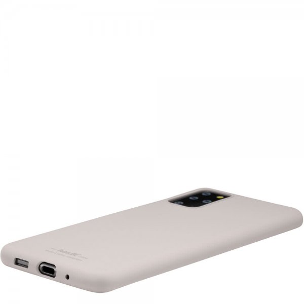 holdit Samsung Galaxy S20 Plus Deksel Silikon Taupe