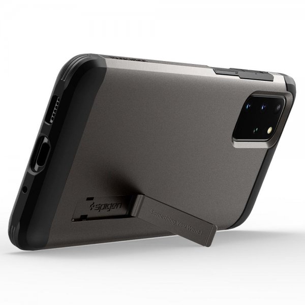 Spigen Samsung Galaxy S20 Plus Deksel Tough Armor Gunmetal
