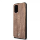 Mercedes Benz Samsung Galaxy S20 Plus Deksel Wood Line Brun
