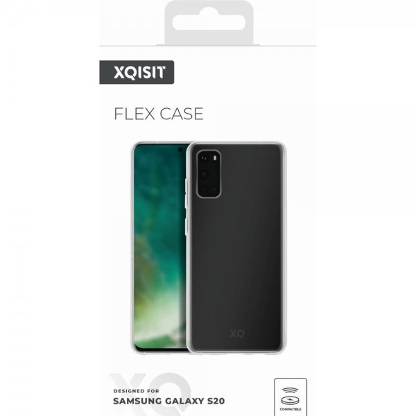 Xqisit Samsung Galaxy S20 Deksel Flex Case Transparent
