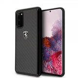 Ferrari Samsung Galaxy S20 Deksel Karbonfibertekstur Svart