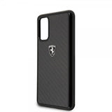 Ferrari Samsung Galaxy S20 Deksel Karbonfibertekstur Svart