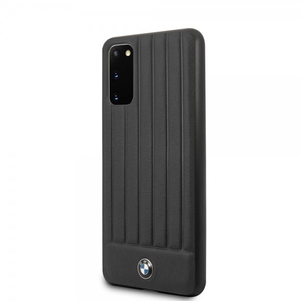 BMW Samsung Galaxy S20 Deksel Leather Lines Svart