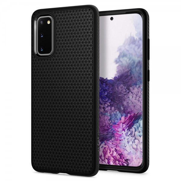 Spigen Samsung Galaxy S20 Deksel Liquid Air Matte Black