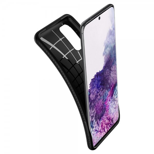 Spigen Samsung Galaxy S20 Deksel Liquid Air Matte Black