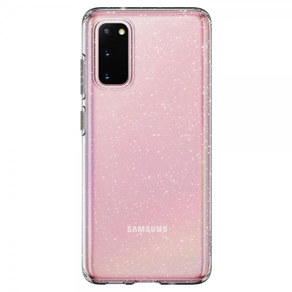 Spigen Samsung Galaxy S20 Deksel Liquid Crystal Glitter Crystal Quartz