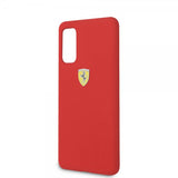 Ferrari Samsung Galaxy S20 Deksel med Logo Rød