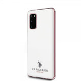 U.S. Polo Samsung Galaxy S20 Deksel med Logo Hvit