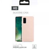 Xqisit Samsung Galaxy S20 Deksel Silikoni Case Rosa