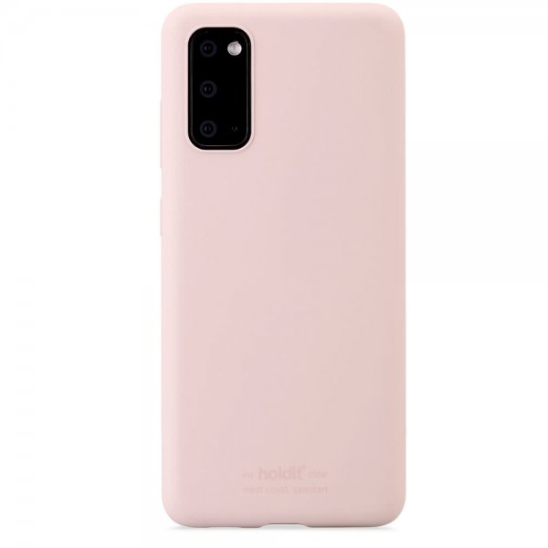 holdit Samsung Galaxy S20 Deksel Silikon Blush Pink