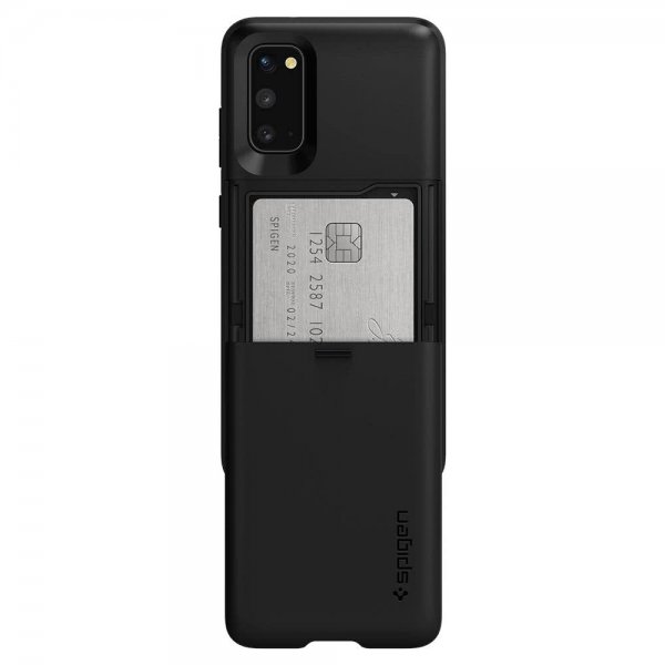 Spigen Samsung Galaxy S20 Deksel Slim Armor CS Svart