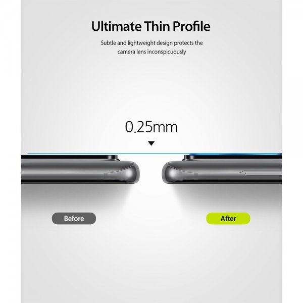 Ringke Samsung Galaxy S20 Ultra Kamerabeskytter Camera Protector Glass 3-pack
