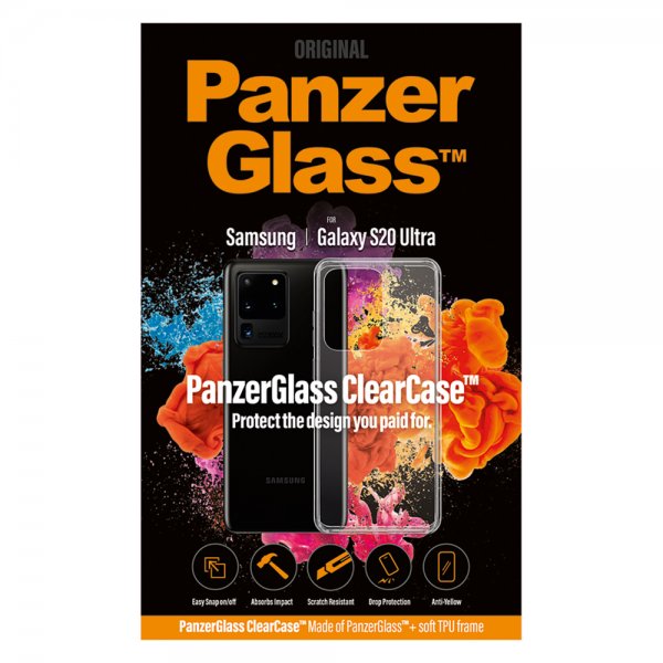 PanzerGlass Samsung Galaxy S20 Ultra Deksel ClearCase