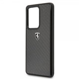 Ferrari Samsung Galaxy S20 Ultra Deksel Karbonfibertekstur Svart