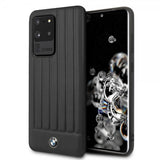 BMW Samsung Galaxy S20 Ultra Deksel Leather Lines Svart