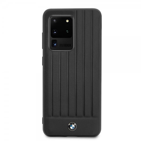 BMW Samsung Galaxy S20 Ultra Deksel Leather Lines Svart