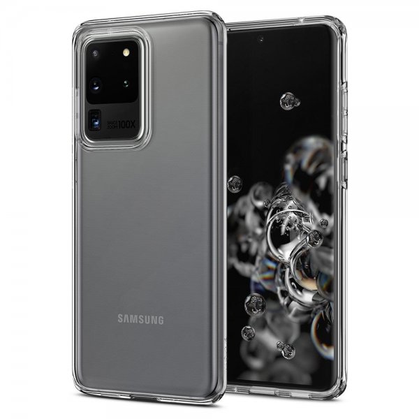 Spigen Samsung Galaxy S20 Ultra Deksel Liquid Crystal Crystal Clear