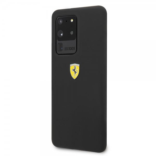 Ferrari Samsung Galaxy S20 Ultra Deksel med Logo Svart
