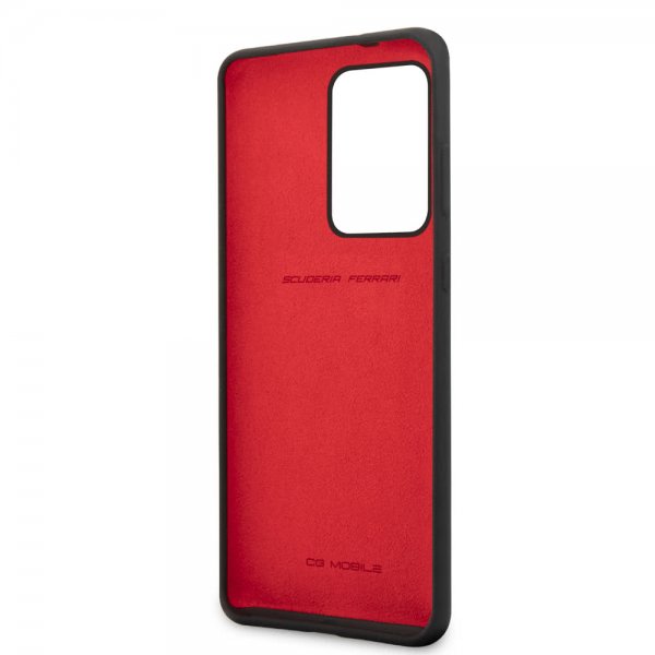 Ferrari Samsung Galaxy S20 Ultra Deksel med Logo Svart