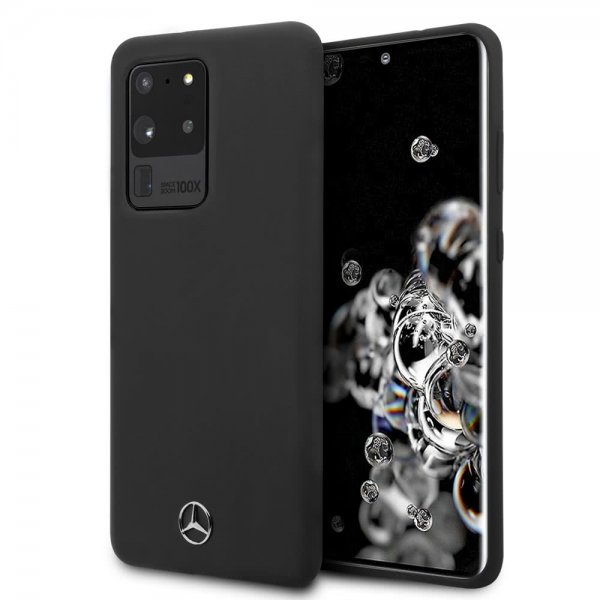 Mercedes Benz Samsung Galaxy S20 Ultra Deksel med Logo Svart