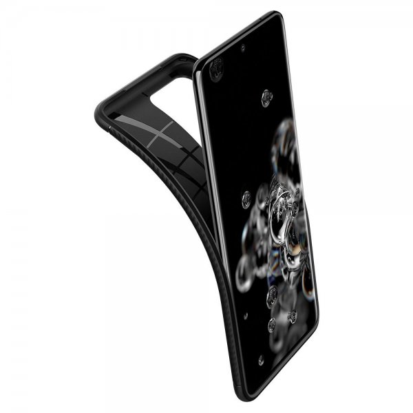 Spigen Samsung Galaxy S20 Ultra Deksel Rugged Armor Matte Black