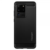 Spigen Samsung Galaxy S20 Ultra Deksel Rugged Armor Matte Black