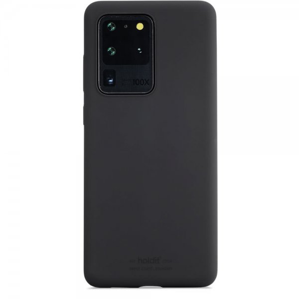 holdit Samsung Galaxy S20 Ultra Deksel Silikon Svart
