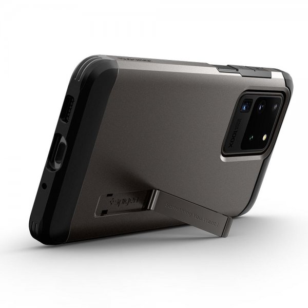 Spigen Samsung Galaxy S20 Ultra Deksel Tough Armor Gunmetal