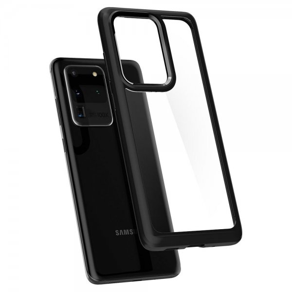 Spigen Samsung Galaxy S20 Ultra Deksel Ultra Hybrid Matte Black